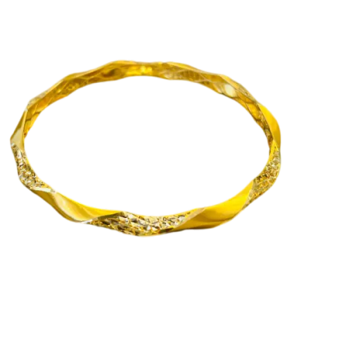 النگو طلای پیچ فیوژن مدل صدف (کد سه)